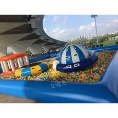 에어바운스 워터슬라이드 물놀이용품 튜브 2m 시소 볼풀 풍선, C