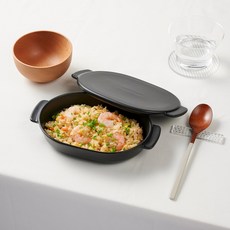 JAJU 25N 전자레인지용 도자기 용기+뚜껑세트_20x14cm 439529, JAJU 25N 전자레인지용 도자기 용기+뚜껑세트_20