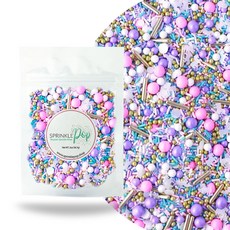 유니콘 스프링클스 믹스 | 공주 생일 케이크 컵케이크 쿠키 Sprinkle Pop Unicorn Sprinkle Mix| Pastel Pink Purple Blue White S