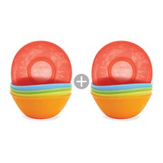 먼치킨 멀티 이유볼 5p x 2개(총 10개) 컬러 간식그릇세트, 혼합색상, 1세트
