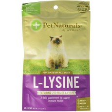 바이러스 증식 피부 영양 버몬트 반려동물 자연 L라이신 60 재미있 모양 고양이용 츄 5팩