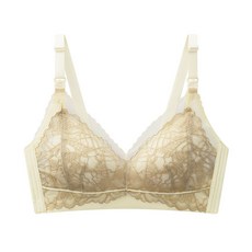 孕婦內衣 親膚柔嫩感透氣蕾絲無鋼圈 上開扣餵奶內衣