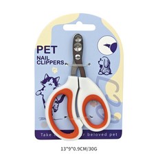 寵物防誤食頭套貓咪防咬小型狗狗球形套防抓圈透明貓項圈太空頭罩, 1個, 寵物雙孔剪刀-白橙:透明