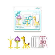 앙쥬 베스트 치발기 모음 + 케이스 세트, 혼합, 1개, x