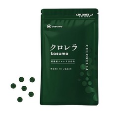 1964년 창업 지쿠고산 클로렐라 100% 알갱이 첨가물 미사용 클로렐라 tasumo 장활 클로렐라 산업 공식, 1개, 1g