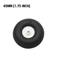 Rc 고정 날개 비행기 용 2 개/몫 고탄력 바퀴 (직경 25/32/38/45/55/64/76/88mm) Diy 로봇 타이어 수, 04 1.75 inch -45mm 2pcs