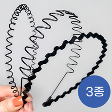 플랜하우 1+1+1 안아픈 머리띠 남자 여자 고탄력 머리띠