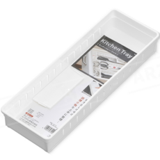 Inomata 抽屜收納盒 日本製 分隔收納盒 抽屜分隔盒 分格收納 整理盒 置物盒 收納盒 收納籃, 白色, 1個