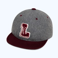 Lee 키즈 L 로고 부클 소프트챙 볼캡 버건디 L403CA05BU 956348