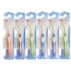 LOTUS 로터스 혀크리너 색상랜덤, 6개