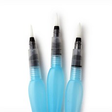 꿈꾸는비 워터 붓펜 용기 워터브러시펜, 소