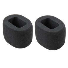 줌 H1n 핸디 레코더 디지털 레코더용 폼 윈드스크린 2개 2 Pcs Foam Windscreen Fits Zoom H1n / Zoom H5studio Handy Recorder, 화이트, 기본형