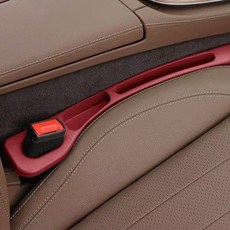 모무디슈 자동차 조수석+보조석 사이드 포켓 틈새쿠션 수납 우레탄 차량용 악세서리, 1세트, 울트라레드