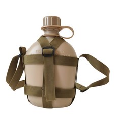 군대수통 군용수통 캠핑용 등산용 물통 등산 군대 오퍼, 1LPE플라스틱물병+스트랩 카키, 1개