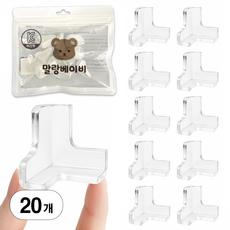 말랑베이비 프리미엄 모서리 보호대, 20개, 투명