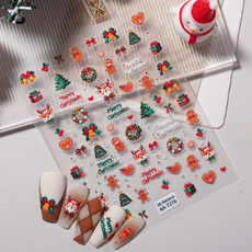 크리스마스 스티커 6종 - js, 258