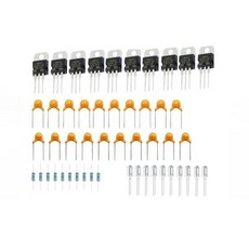 IC L7805CV 10 PCS 키트 전압 레귤레이터 출력 5V 1.5A 집적 회로 L7805 선형 양전압 TO-220, 7805 Kit