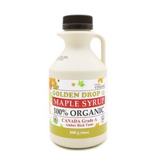 골든드롭 유기농 메이플 시럽 캐나다 A등급 앰버리치, 500ml, 1개
