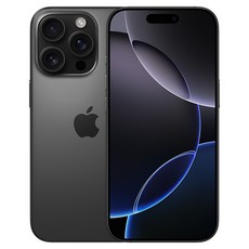 Apple 정품 아이폰 16 Pro 자급제, 블랙 티타늄, 128GB
