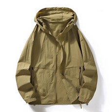 Asure 남자 여자 여름 야외 등산 일상 데일리룩 커플룩 빅사이즈 스트링 후드 바람막이