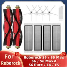 Xiaomi Mi 로봇 진공 청소기 1 / 1S SDJQR01RR Roborock E2 E3 E4 E5 S4 Max S5 메인 사이드 브러시 필터, 02 XMS5022517