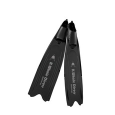 케이윌다이버스 프리다이빙 스피어피싱 해루질 롱핀 오리발 긴오리발 검정, 블랙