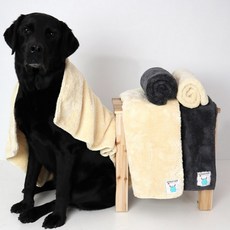 강아지 고양이 목욕 수건 초극세사 펫 타올 다크그레이 소형, 1개, 상세페이지 참조