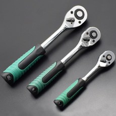 라인테크 라쳇핸들 복스핸들 복스렌치 깔깔이 렌치핸들, 1개, 라쳇핸들 1/4