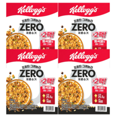 켈로그 프로틴 그래놀라 제로슈거, 700g, 4개