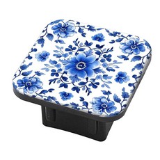 히치 커버 5.1cm(2인치) 히치 어둠 속에서 소박한 스타일의 사슴 머리에 적합 - 색조 목재 고무 트레일러 튜브 플러그 인서트 자동차 외부 액세서리 리시버, 디자인16