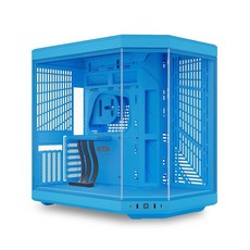 HYTE Y60 모던 듀얼 챔버 템퍼 글래스 ATX 컴퓨터 게이밍 케이스 스노우 화이트 (CS-HYTE-Y60-WW) 282511, Y70, 블루