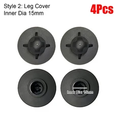 문 의자 다리 커버 프로텍터 플러그 커넥터 미끄럼 방지 내마모성 캠핑 새그 볼 발 커버 액세서리, 4Pcs Style 2 15mm