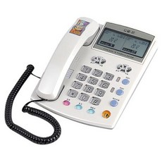 오빌 2국선 유선 전화기 화이트, OID-230