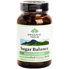 ORGANIC INDIA 糖平衡素食膠囊, 90顆, 1罐