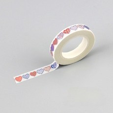8mm 마스킹테이프 하트, 1개, 상세페이지 참조