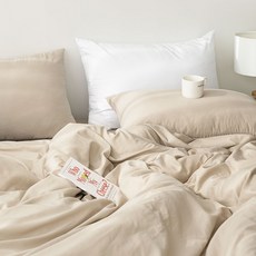 모에마일 하우올리 이불커버 홑겹 호텔 침구 커버 세트 3color 2size, SS 커버세트(이불커버1장+베개커버 50*70 1장), 베이지