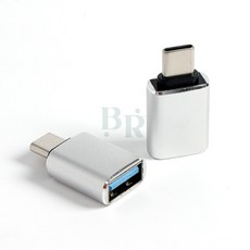 바구니룸1 C타입USB젠더 OTG변환젠더(실버) 커넥터