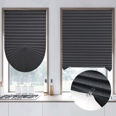 붙이는 셀프 블라인드 90x150cm 암막형 그레이 사생활보호