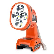 블랙 데커 20V 무선 현장 손전등 ADISIPSOARIN 자동차 작업 배터리용 LED