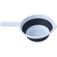 실리콘 접이식 체 Strainer 파스타 채반 공간 절약형 주방 필터 바구니 과일 채소 세척용 볼, 실리콘 접이식 체 Strainer 파스타 채반 공간 절