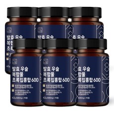 자연바름 우슬 복합물 쇠무릎 우슬정 우슬환 뉴질랜드 초록입홍합 두충 보스웰리아 콘드로이친, 70정, 6개