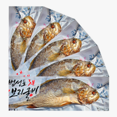 영광 법성포 보리굴비 전자렌지3분조리 선물세트, 5개, (대)28~29cm 175g내외