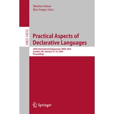 (영문도서) Practical Aspects of Declarative Languages: 26th International Symposium Padl 2024 London ... Paperback, Springer, English, 9783031520372
