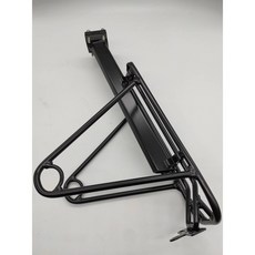 STAND 台灣精品 全鋁合金 單車迷你羽翼型砲管後貨架 後架 25.4mm 31.8mm, 1個, 陽極黑