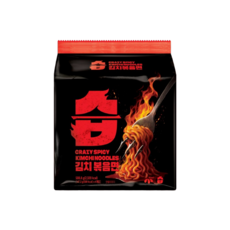 습 김치볶음면 147g, 4개