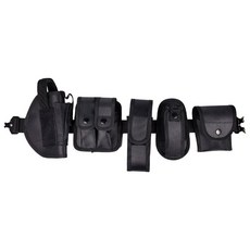 快速反應腰帶兒童戰術腰帶配件包多功能腰封套裝戶外男孩玩具加厚戶外多功能戰術腰封戰術腰帶 多功能腰封套裝 快拆按扣訓練腰帶, 黑色-6件套(5個包+1條腰帶-配置如圖, 1個