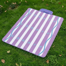 학스토어 한강 비치 인생샷 감성 피크닉 매트, 퍼플