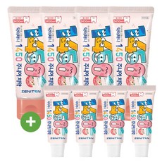 제니튼 닥터제니 1450 고불소 복숭아향 치약 4개+미니치약 4개, 60g, 1세트