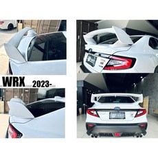 SUBARU 速霸陸 IMPREZA WRX 2023 Sti 高腳 尾翼 後擾流 ABS 含烤漆, 1個