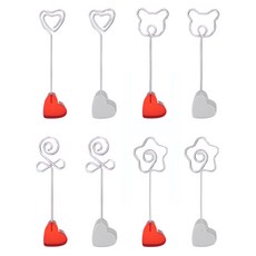 리빙준 유니크 메모꽂이, 01. 하트 메모꽂이 8개 세트